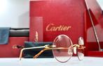 Cartier - New CARTIER Rimless Harmattan C Decoro Oro Lucido, Handtassen en Accessoires, Zonnebrillen en Brillen | Dames, Nieuw