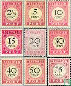 Nederlands-Indië - Cijfer en waarde in zwart - 1892, Postzegels en Munten, Postzegels | Nederlands-Indië en Nieuw-Guinea, Verzenden