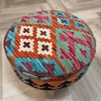Kelim poef - handgeweven - ongebruikt - wol - kleurrijk, Huis en Inrichting, Nieuw