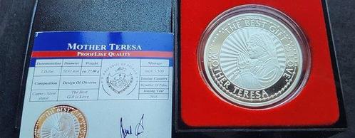 Palau. 1 Dollar 2016 Centenari Mother Theresa with mint, Postzegels en Munten, Munten | Europa | Niet-Euromunten