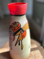 Legras & Cie. - Vase - verre céramique - Motif cubiste