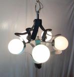Lampe à suspendre - Métal, Verre, Antiek en Kunst