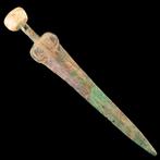 Vroege Griekse Bronzen zwaard met stenen pommel (Zonder