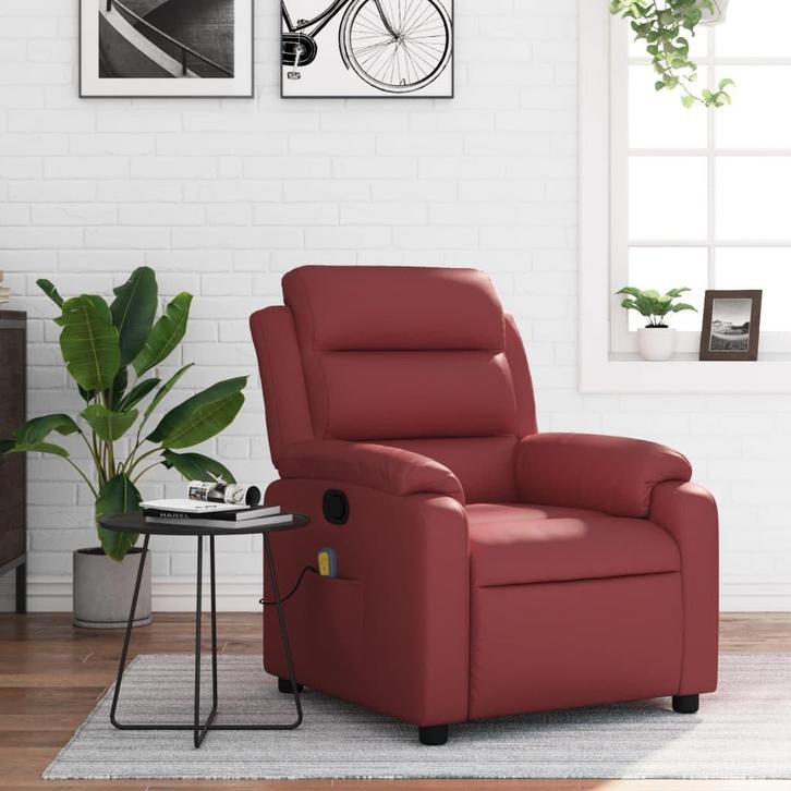 Fauteuil Wijnrood met Massage | Retour Deal (massagestoel), Maison & Meubles, Canapés | Salons, Envoi