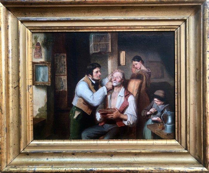 French school (XIX) - Scène dintérieur, Antiquités & Art, Art | Peinture | Classique