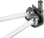 Dehn Adapter Haakse Steun Luchtafsluitstangen V2A - 106325, Doe-het-zelf en Bouw, Elektriciteit en Kabels, Verzenden, Nieuw