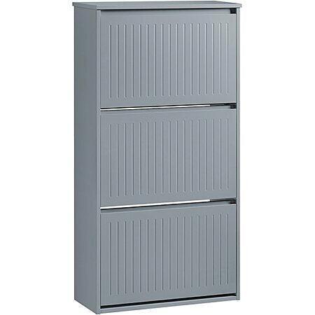 2dekans | SoBuy - Schoenenkast - Grijs - 61x26x120 cm, Huis en Inrichting, Kasten | Schoenenkasten, Ophalen of Verzenden