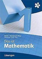 Reichel Das ist Mathematik 1, Lösungen  Reichel, Hans..., Reichel, Hans-Christian, Humenberger, Hans, Verzenden