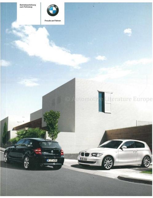 2009 BMW 1 SERIE INSTRUCTIEBOEKJE DUITS, Autos : Divers, Modes d'emploi & Notices d'utilisation