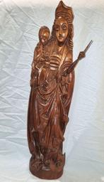 Beeld, Maria met Jezus - 75 cm - Hout