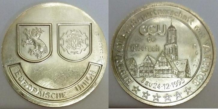 Écu France Frankreich 26 Drôme Valence Ecu Von Stadt 1 Ec., Postzegels en Munten, Munten | Europa | Euromunten, België, Verzenden