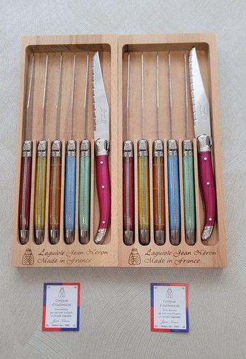 Maitre coutelier Jean Néron - Tafelmessenset (12) - Plastic, beschikbaar voor biedingen