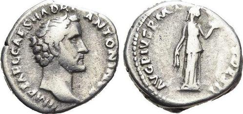 Denar 138-161 n Chr Rom Antoninus Pius 138-161 n Chr, Postzegels en Munten, Munten en Bankbiljetten | Verzamelingen, Verzenden