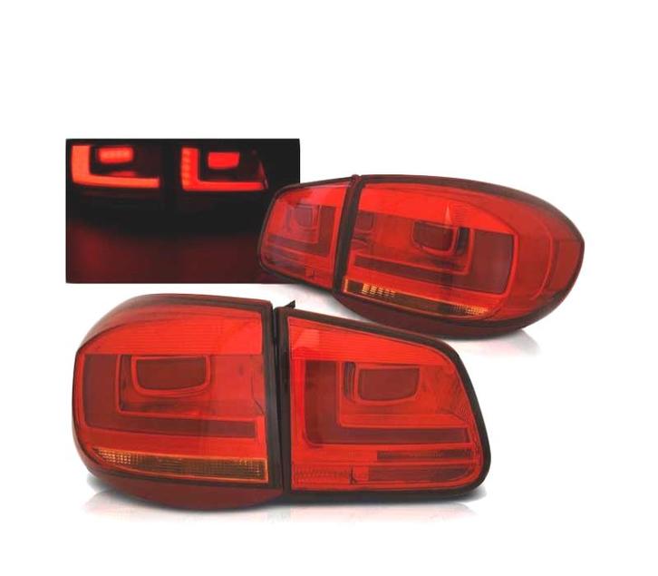 FEUX ARRIÈRE VOLKSWAGEN VW TIGUAN 07-11 LED BAR ROUGE, Auto-onderdelen, Verlichting, Verzenden