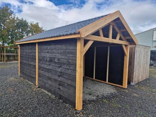 Veiling - Klassieke garage met zadeldak 660x410x340 cm, Auto diversen, Autostaanplaatsen en Garages