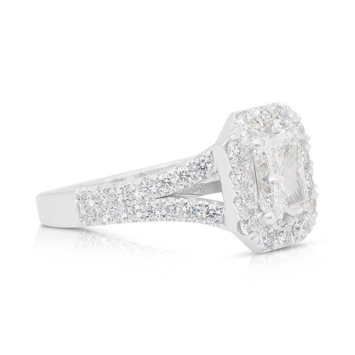 Ring - 18 karaat Witgoud - 1.73ct. tw. Diamant (Natuurlijk), Handtassen en Accessoires, Ringen