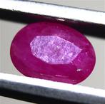 Cts. 1.55 Ruby facettenrijk - Hoogte: 8 mm - Breedte: 6 mm-