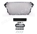 RS4 Look Front Grill Chrome/Black Edition voor Audi A4 B8.5, Ophalen of Verzenden