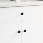 vidaXL Handvat 1461 pcs Zwart Ø30 mm Aluminium, Verzenden