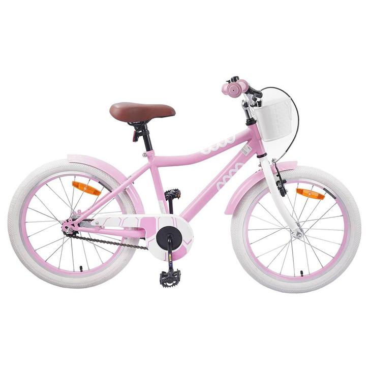vidaXL Kinderfiets 18 Inch voor 5-7 jaar oud Licht Roze, Fietsen en Brommers, Fietsen | Racefietsen, Nieuw, Verzenden