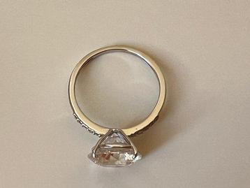 Zonder Minimumprijs - Ring - 14 karaat Witgoud - 4.66ct. tw.