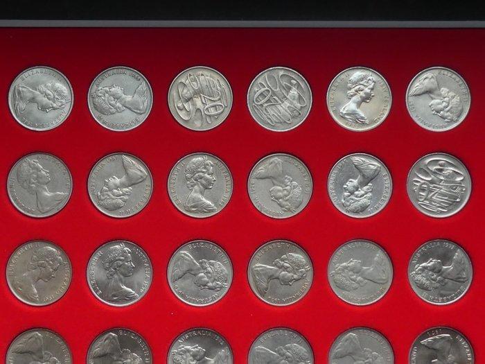 Australië. Elizabeth II. 20 Cents Lot of 31 coins (Zonder, Postzegels en Munten, Munten | Europa | Niet-Euromunten