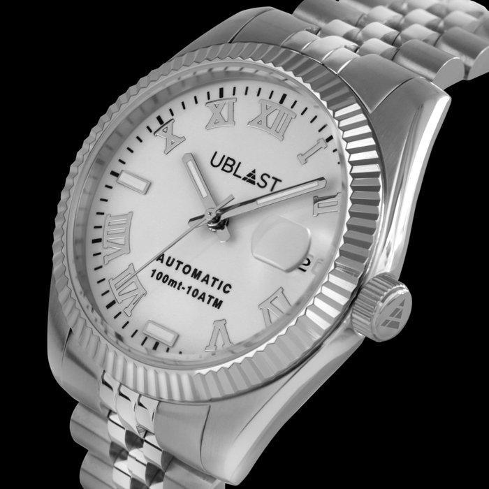 Ublast - Century Roman Number - REF.UBCENR40WH - Heren -, Handtassen en Accessoires, Horloges | Heren