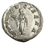 Romeinse Rijk. Julia Domna (Augusta, AD 193-217). Denarius, Postzegels en Munten
