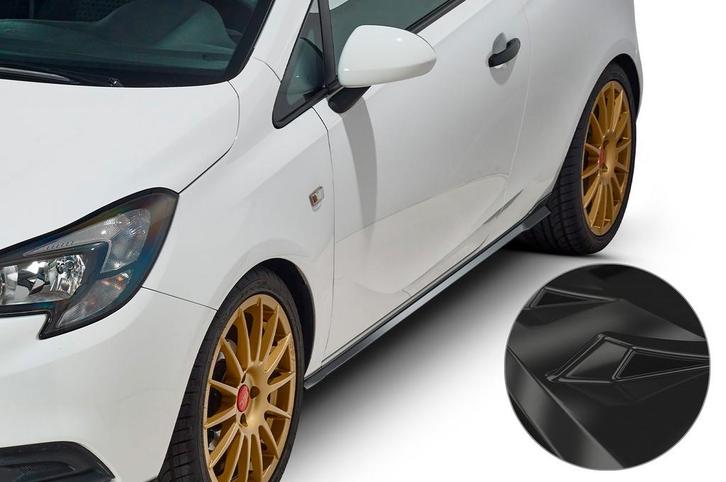 Zijskirts voor Opel Corsa E 3-deurs SS479-G, Auto-onderdelen, Carrosserie, Nieuw, Verzenden