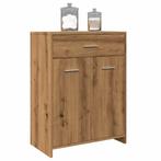 vidaXL Badkamerkast 60x33x80 cm bewerkt hout artisanaal, Huis en Inrichting, Badkamer | Badkamermeubels, Verzenden, Nieuw