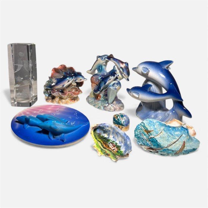 Themacollectie - Decoratie Dolfijnen - Mariene Fondsen, Antiek en Kunst, Curiosa en Brocante
