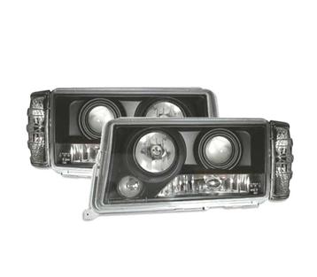 PHARES MERCEDES 190 W201 82-93 LOUPE FOND NOIR, Verzenden