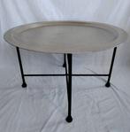 Salontafel - Grote tafel met afneembaar blad - Gehamerd, Antiek en Kunst