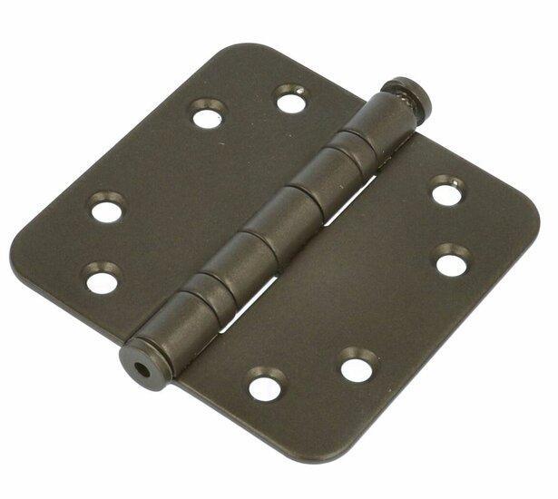 Kogellagerscharnier 8989 mm ronde hoek brons, Bricolage & Construction, Serrurerie de bâtiment & Dispositif de fermeture, Enlèvement ou Envoi