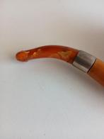Meerschuim pijp - Amber, Zeewater schuim, Antiek en Kunst