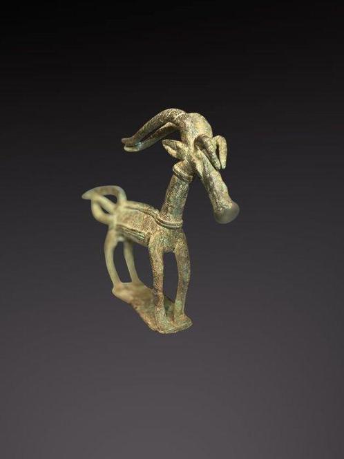 kudde en bronzen Dogon - Statuetje Dogon - Dogon - Mali, Antiek en Kunst, Kunst | Niet-Westerse kunst
