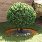 vidaXL Platte boomring Bruin Ø60 / 90 cm Cortenstaal, Tuin en Terras, Bloempotten, Verzenden, Nieuw