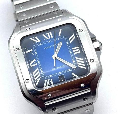 Cartier - Santos de Cartier - Zonder Minimumprijs - WSSA0030, Handtassen en Accessoires, Horloges | Heren