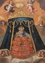 Escuela colonial (XVIII) - Virgen con el Niño, Antiquités & Art