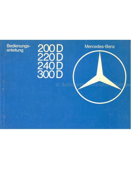 1976 MERCEDES BENZ E KLASSE INSTRUCTIEBOEKJE DUITS, Auto diversen, Handleidingen en Instructieboekjes