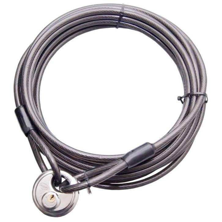 Staalkabel met discus gelijksluitend 10 meter Terraskabels, Tuin en Terras, Overige Tuin en Terras, Verzenden