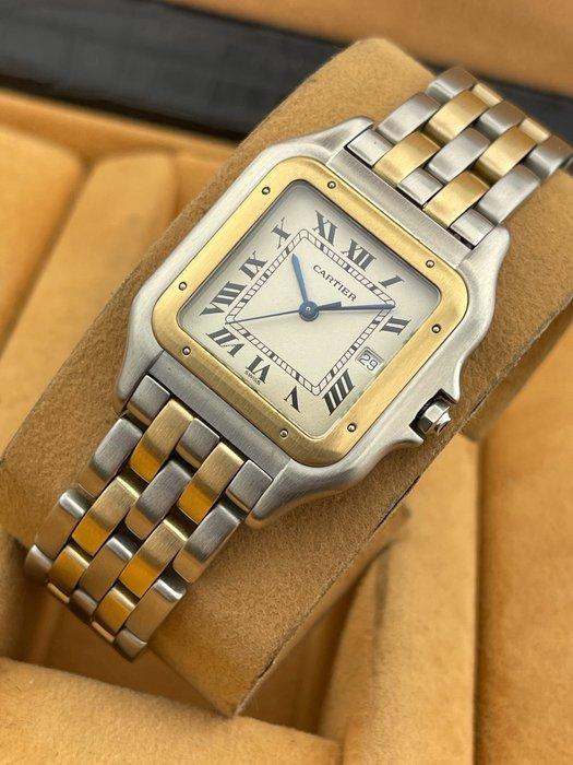 Cartier - Panthere 2 Gold Rows - 187957 - Unisexe - 1999, Bijoux, Sacs & Beauté, Montres | Hommes