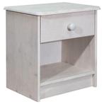 vidaXL Nachtkastje 41x30x42 cm massief grenenhout, Huis en Inrichting, Slaapkamer | Nachtkastjes, Verzenden, Nieuw