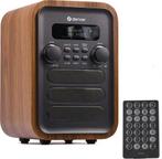 2dekans | Denver DAB Radio - Retro Radio - Bluetooth - DAB+/, Audio, Tv en Foto, Ophalen of Verzenden, Nieuw