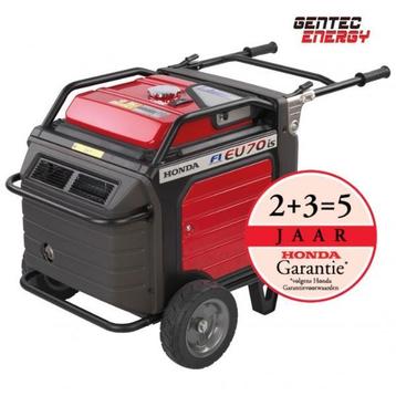 Stroomgroep Honda EU70is 7 kVA, 230V, Ophalen of Verzenden, Benzine
