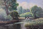 Emile Gauffriaud (1877-1957) - Washerwomen at the river