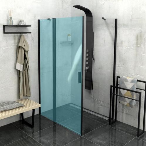Aanbieding: Zijwand Sapho Zoom Line Black 90x200 cm 6 mm, Doe-het-zelf en Bouw, Sanitair, Douche, Nieuw, Ophalen of Verzenden