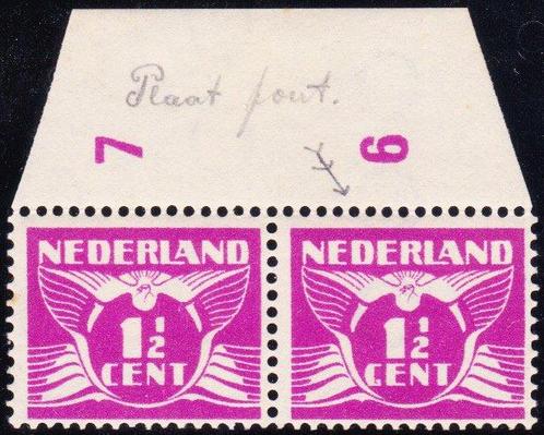 Nederland 1928 - Vliegende Duif met plaatfout Gent ipv Cent, Postzegels en Munten, Postzegels | Nederland