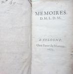 Hortense Mancini - Mémoires D.M.L.D.M. (de Madame La, Antiek en Kunst