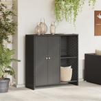 vidaXL Opbergkast Zwart 100x36x102 cm Rattan, Huis en Inrichting, Verzenden, Nieuw